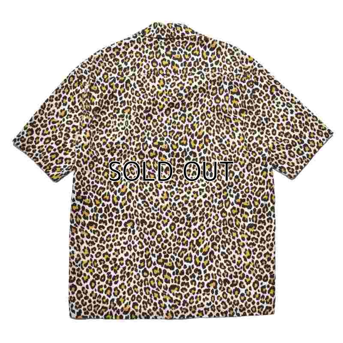 画像3: MINEDENIM Leopard Print Flannel S.S Open Collar Shirt (レオパードシャツ) (3)