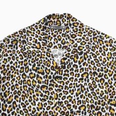 画像2: MINEDENIM Leopard Print Flannel S.S Open Collar Shirt (レオパードシャツ) (2)