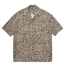 画像1: MINEDENIM Leopard Print Flannel S.S Open Collar Shirt (レオパードシャツ) (1)