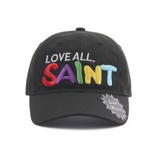 画像1: ©SAINT Mxxxxxx CAP LOVE ALL Black (キャップ) (1)