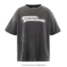 画像1: ©SAINT Mxxxxxx FAST & FURIOUS FF_SS TEE FAST FURIOUS Black (Tシャツ) (1)