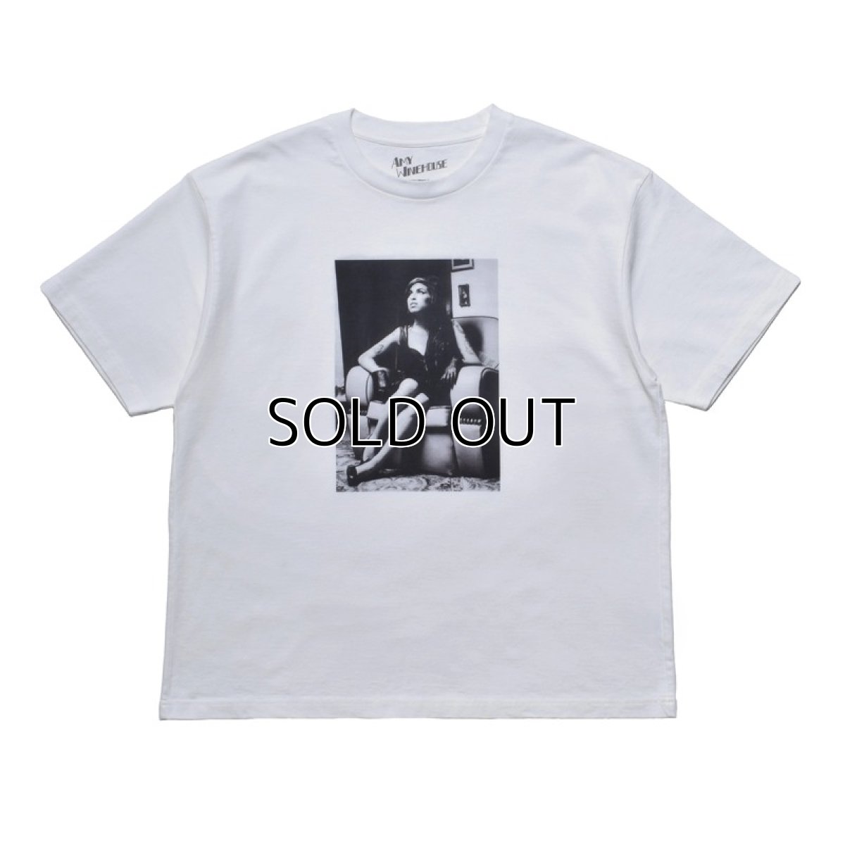 画像1: MINEDENIM x Amy Winehouse "Sitting On A Chair" Photo S/S Tee (Tシャツ) (1)