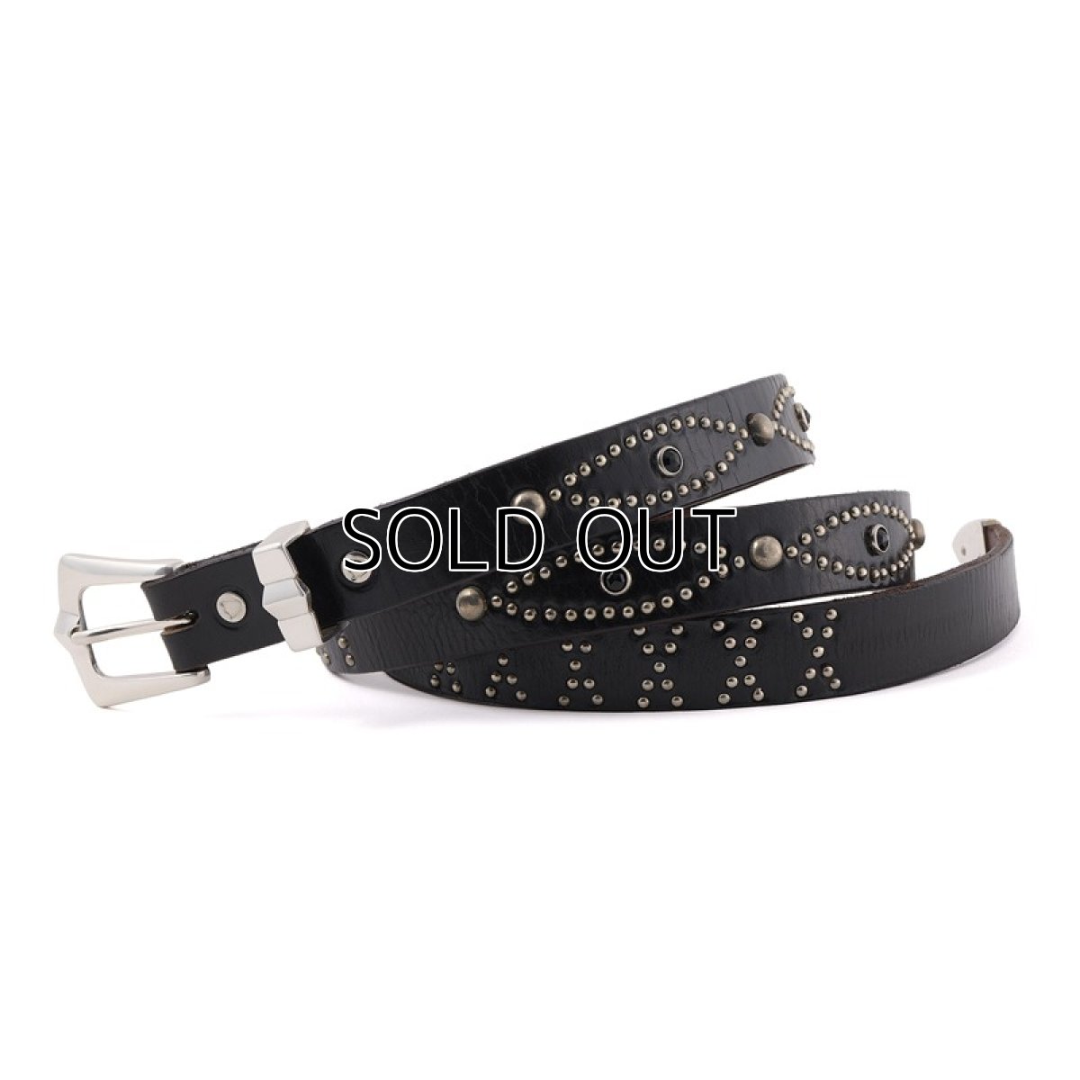 画像1: ©SAINT Mxxxxxx x HTC HTC_BELT NARROW Black Stone (ベルト) (1)