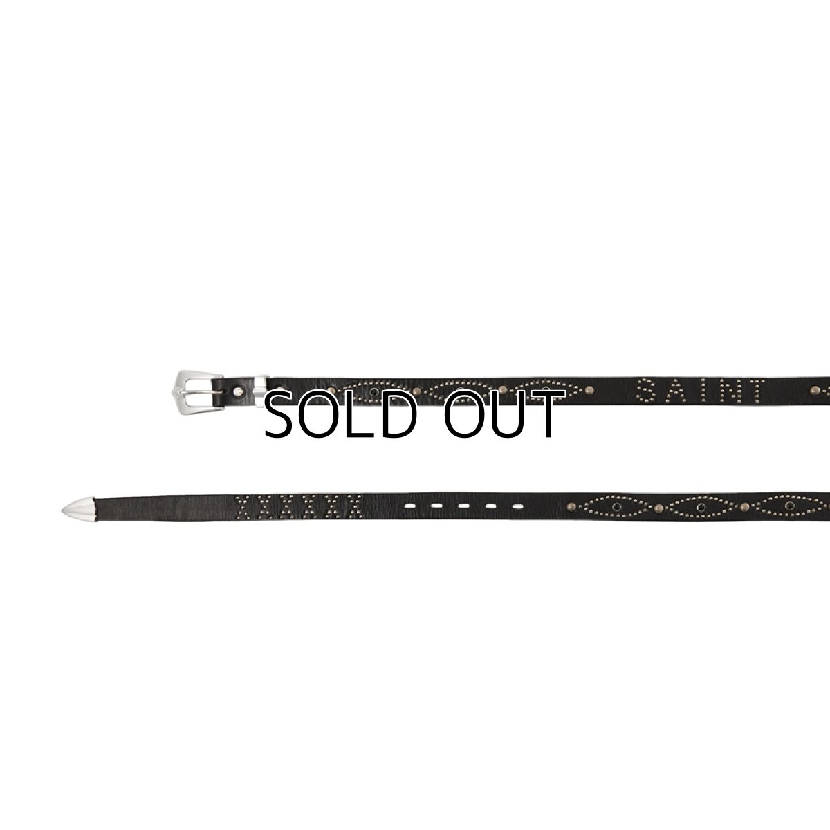 画像2: ©SAINT Mxxxxxx x HTC HTC_BELT NARROW Black Stone (ベルト) (2)