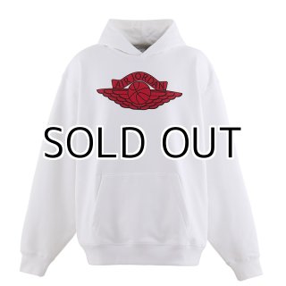 JORDAN BRAND × SAINT MXXXXXX パーカー JORDAN BRAND × ©SAINT MXXXXXX (TIME) CAPSULE MJ SM FLC HOODIE Grey