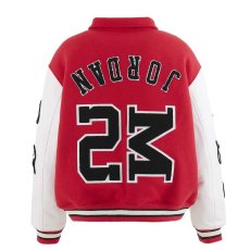画像5: JORDAN BRAND × ©SAINT MXXXXXX (TIME) CAPSULE MJ SM VARSITY JKT RED/White (スタジャン) (5)