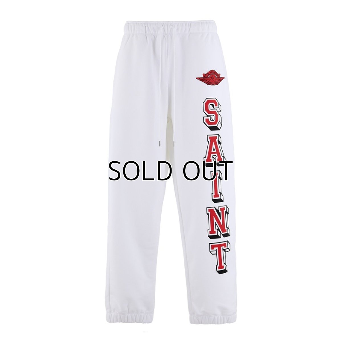 画像1: JORDAN BRAND × ©SAINT MXXXXXX (TIME) CAPSULE MJ SM FLC PANT White (スウェットパンツ) (1)
