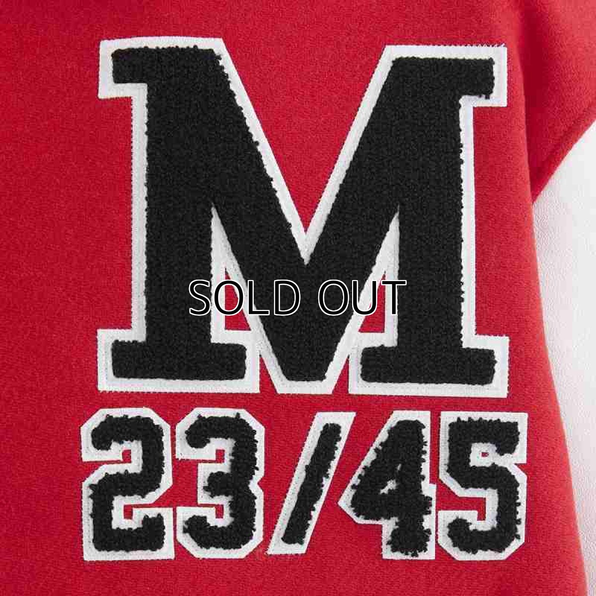 画像2: JORDAN BRAND × ©SAINT MXXXXXX (TIME) CAPSULE MJ SM VARSITY JKT RED/White (スタジャン) (2)