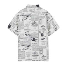 画像4: MASSES News Paper S/S Shirt (ニュースペーパーシャツ) (4)