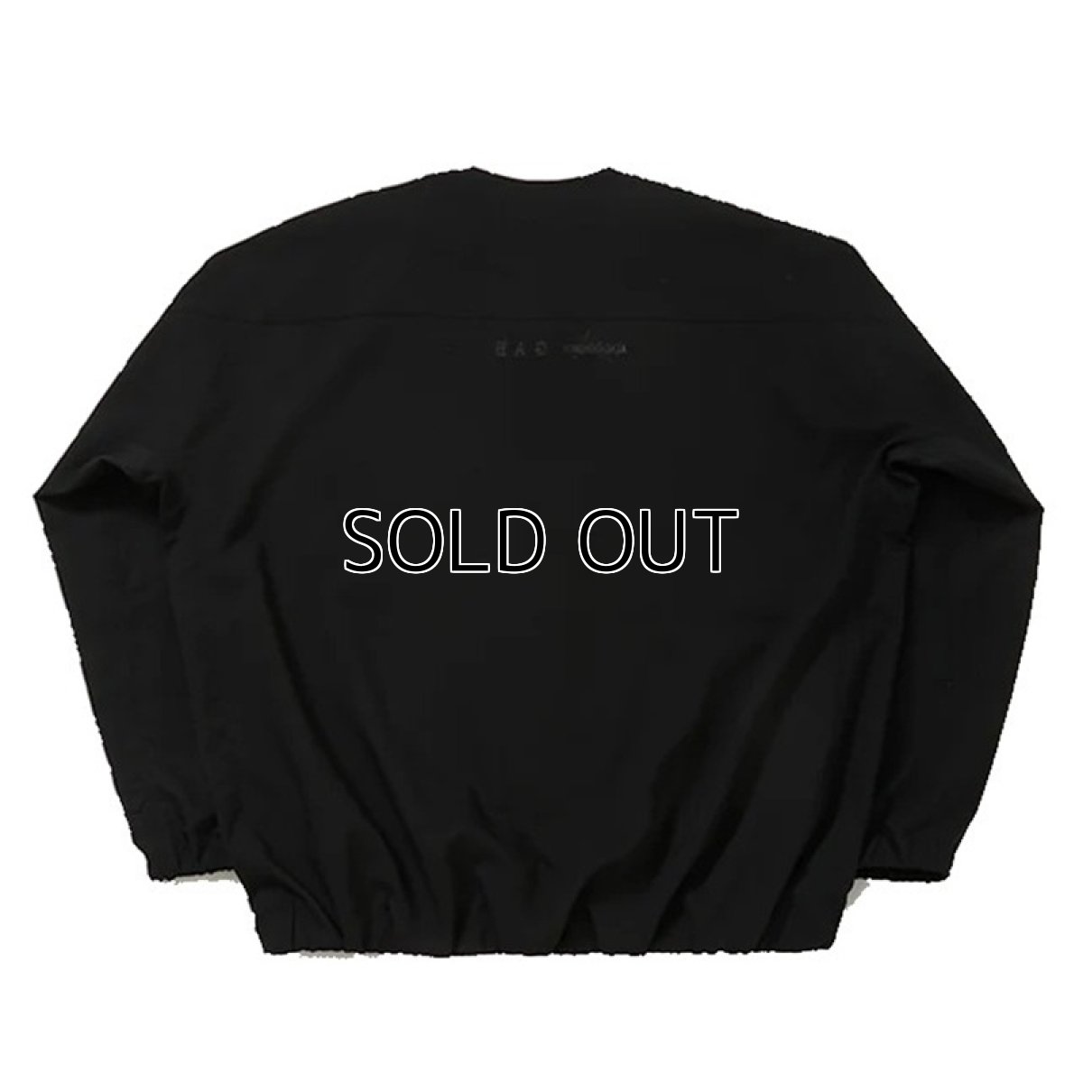 画像2: KREVA x GHOST ALMOSTBLACK WOVEN DWR LONG SLEEVE PONCHO (ロングスリーブ) (2)
