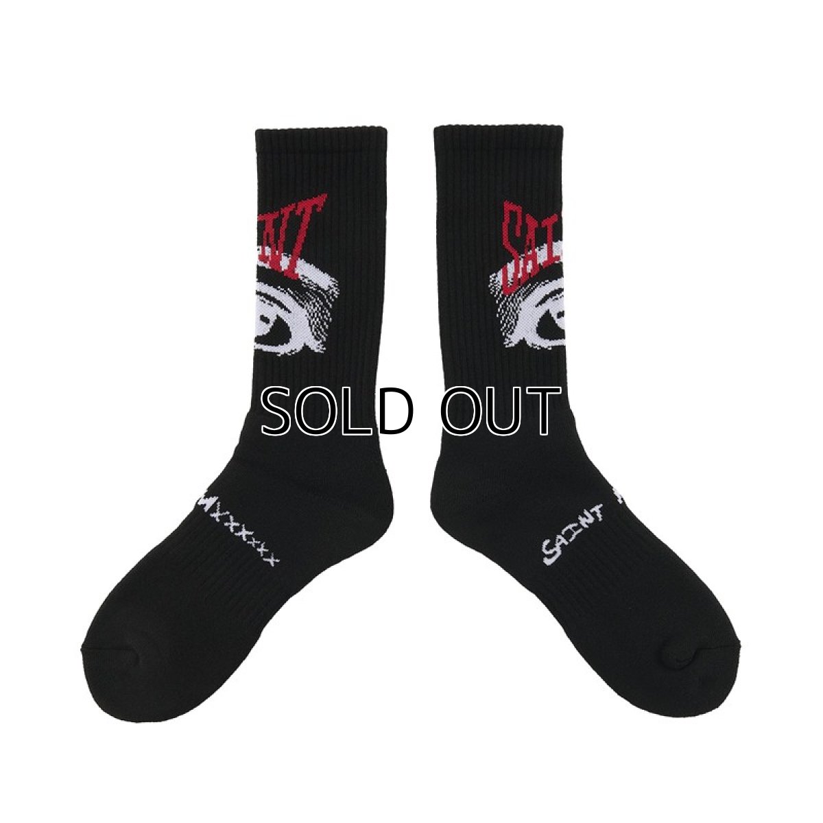 画像1: ©SAINT Mxxxxxx SOCKS EYE Black (ソックス) (1)