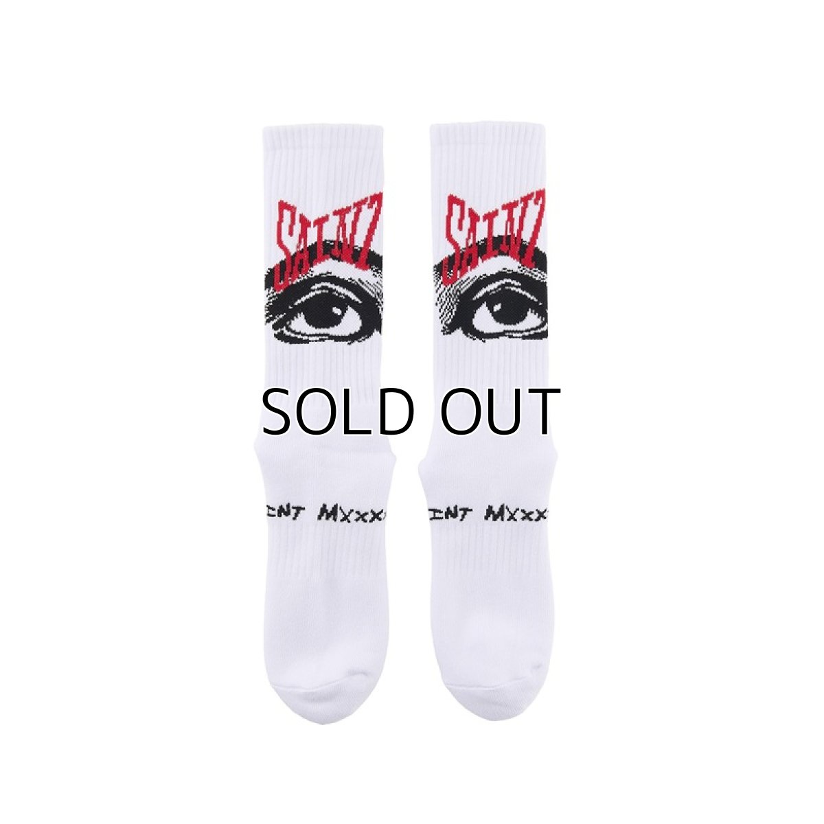 画像2: ©SAINT Mxxxxxx SOCKS EYE White (ソックス) (2)