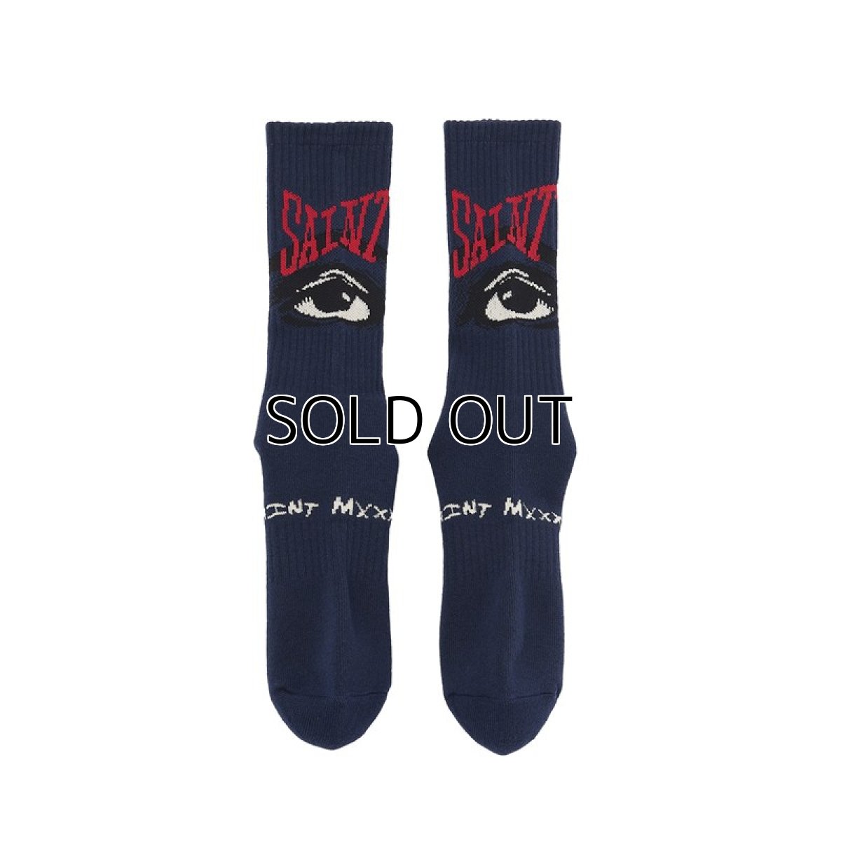 画像2: ©SAINT Mxxxxxx SOCKS EYE Navy (ソックス) (2)