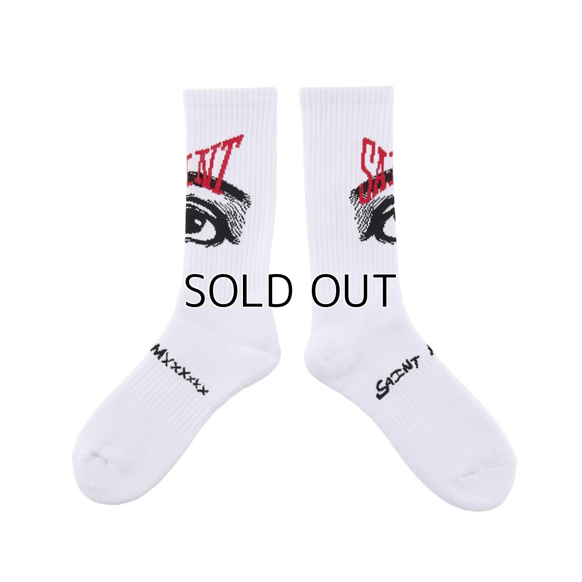 画像1: ©SAINT Mxxxxxx SOCKS EYE White (ソックス) (1)
