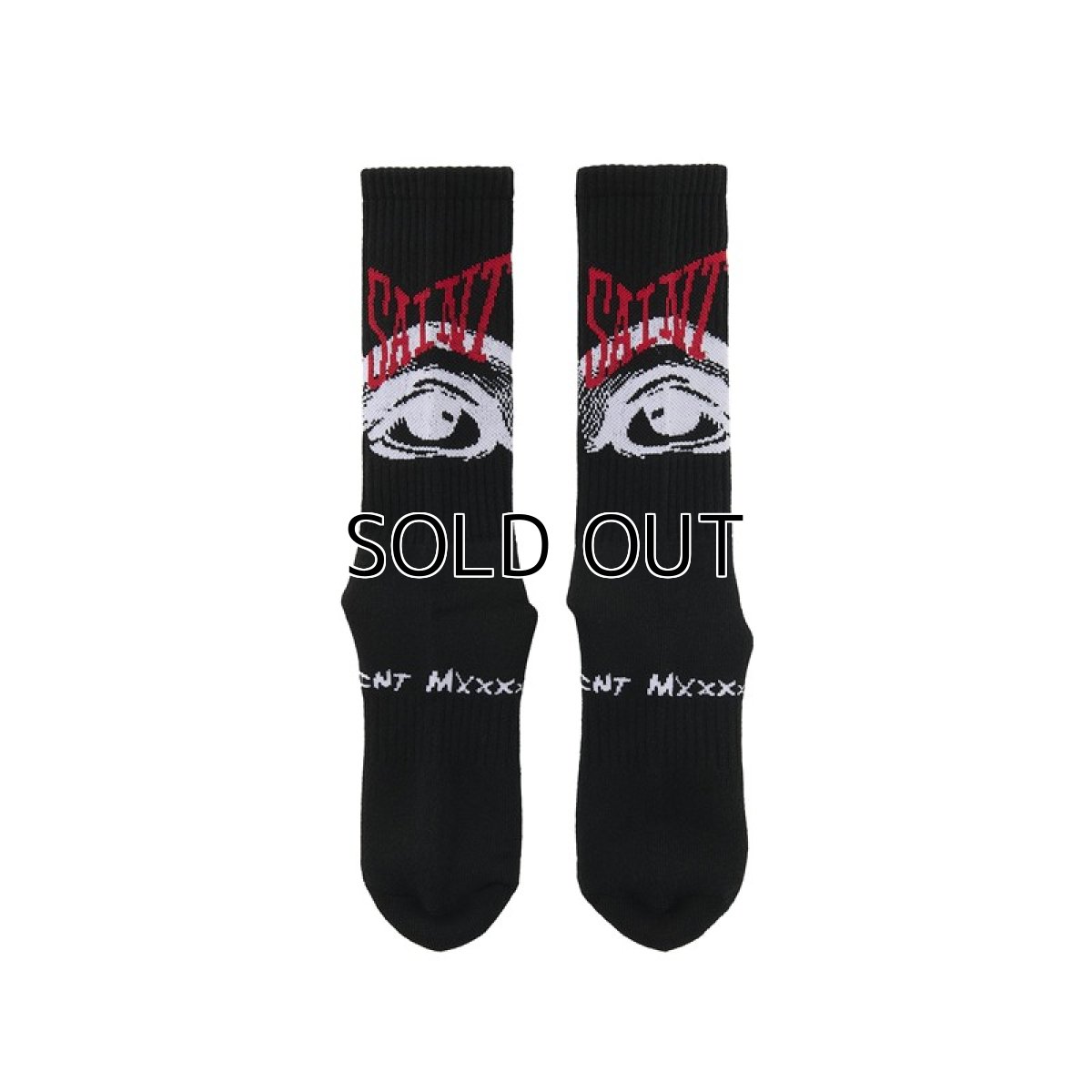 画像2: ©SAINT Mxxxxxx SOCKS EYE Black (ソックス) (2)