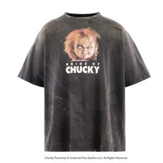 画像1: ©SAINT Mxxxxxx x CHUCKY CKY_SS T-SHIRT SAINT Black (Tシャツ) (1)