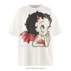 画像1: ©SAINT Mxxxxxx x Betty Boop BTY_SS T-SHIRT DEVIL White (Tシャツ) (1)