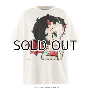 SAINT Mxxxxxx x Betty Boop BTY_SS T-SHIRT DEVIL White