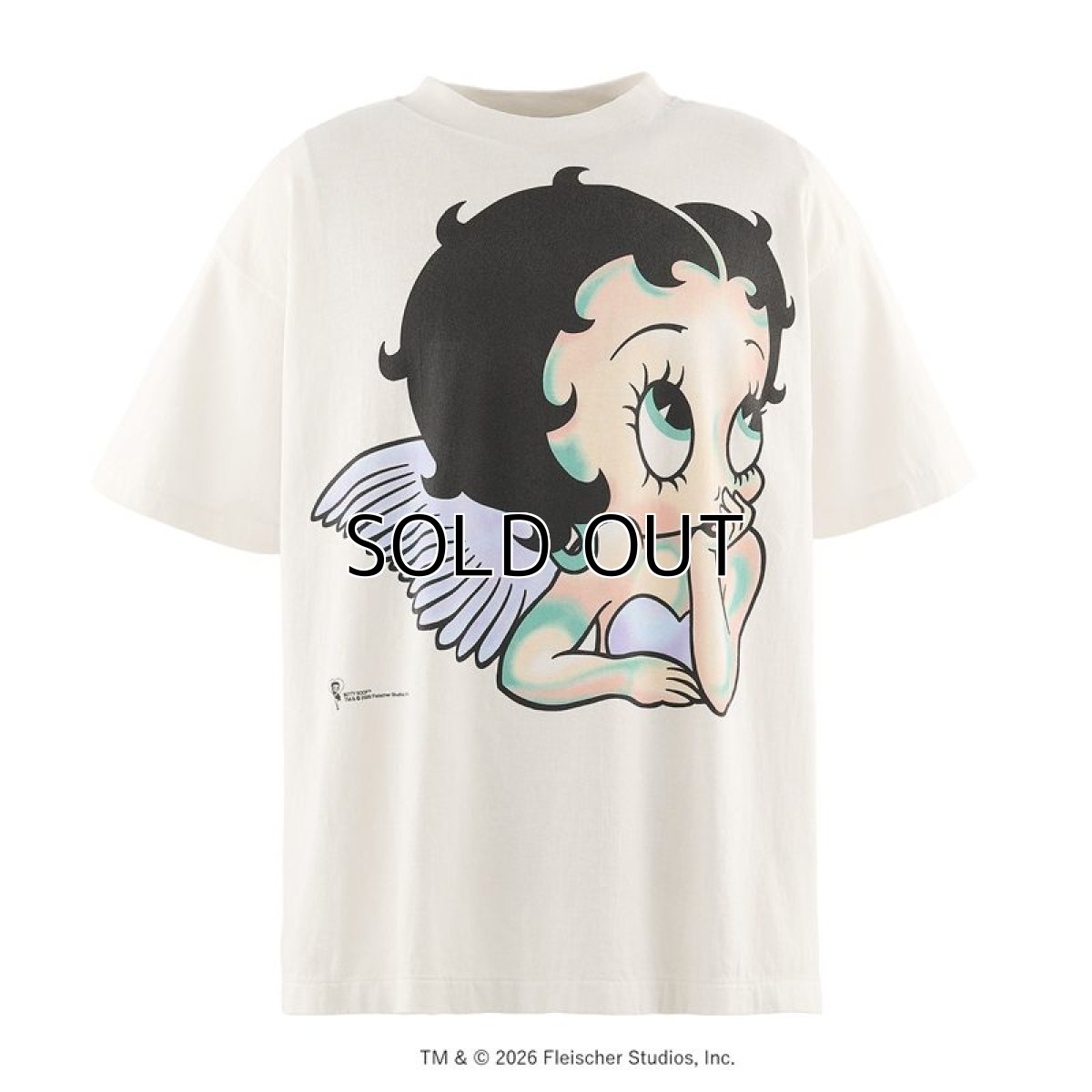 画像1: ©SAINT Mxxxxxx x Betty Boop BTY_SS T-SHIRT ANGEL White (Tシャツ) (1)