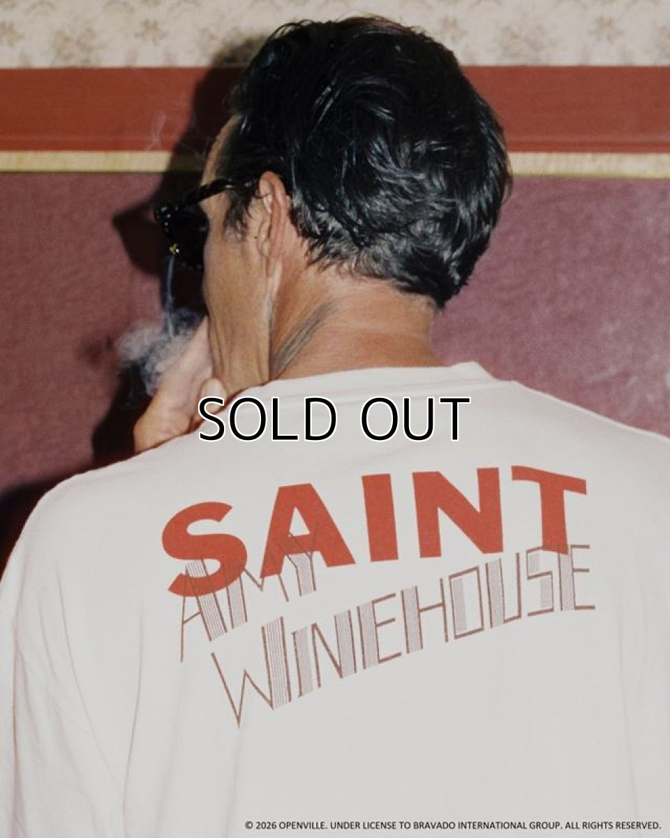 画像5: ©SAINT Mxxxxxx x AMY WINEHOUSE AMY_SS T-SHIRT BACK TO BLK White (Tシャツ) (5)