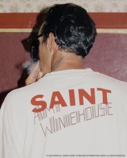 画像5: ©SAINT Mxxxxxx x AMY WINEHOUSE AMY_SS T-SHIRT BACK TO BLK White (Tシャツ) (5)