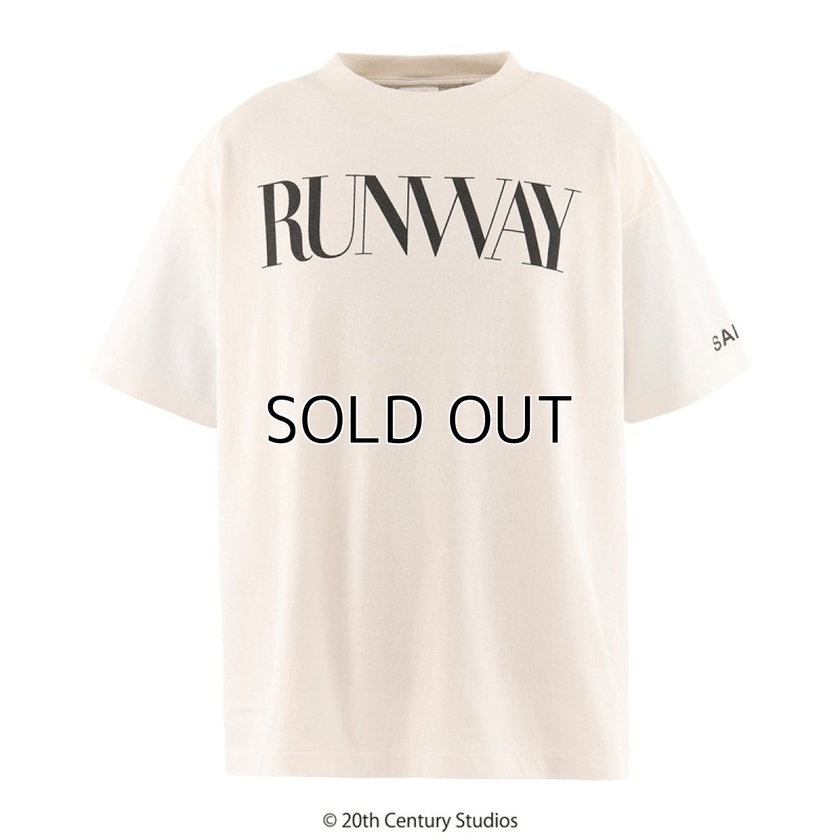 画像1: ©SAINT Mxxxxxx x THE DEVIL WEARS PRADA TDWP_SS T-SHIRT RUNWAY White (Tシャツ) (1)