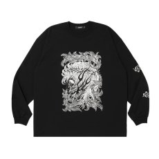画像1: Antidote BUYERS CLUB Pima Cotton L/S Tee (Leaf Skull) ロングスリーブTシャツ (1)