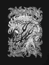 画像2: Antidote BUYERS CLUB Pima Cotton L/S Tee (Leaf Skull) ロングスリーブTシャツ (2)