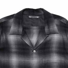 画像2: MINEDENIM T.Rayon Ombre Open Collar Shirt (チェックシャツ) (2)