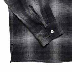 画像4: MINEDENIM T.Rayon Ombre Open Collar Shirt (チェックシャツ) (4)