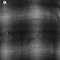 画像3: MINEDENIM T.Rayon Ombre Open Collar Shirt (チェックシャツ) (3)