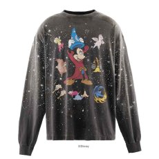 画像1: ©SAINT Mxxxxxx x Disney DSNY_LS T-SHIRT FANTASIA Black (ロングスリーブTシャツ) (1)