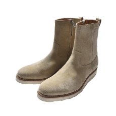 画像1: MINEDENIM Suede Leather Side Zipper Boots (カウスエードレザーサイドジッパーブーツ) (1)