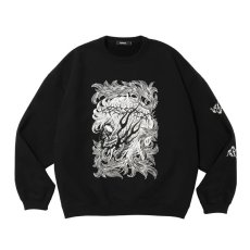 画像1: Antidote BUYERS CLUB ASIC Crewneck Sweat Shirt (Leaf Skull) スウェット (1)