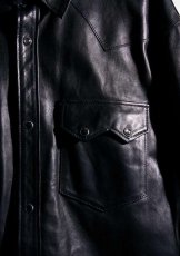 画像3: MASSES Horse Leather Shirt Vintage W (ホースレザーシャツ) (3)
