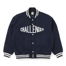 画像1: CHALLENGER Logo Melton Stadium Jacket (スタジアムジャケット) (1)