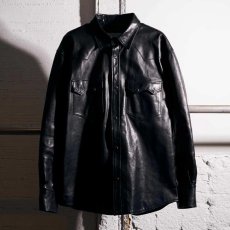 画像1: MASSES Horse Leather Shirt Vintage W (ホースレザーシャツ) (1)