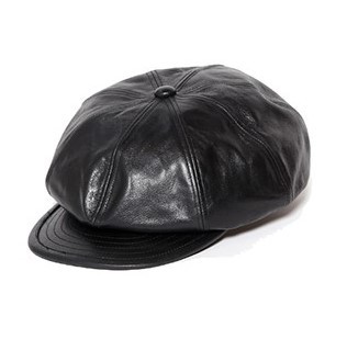 CALEE Leather Casquette