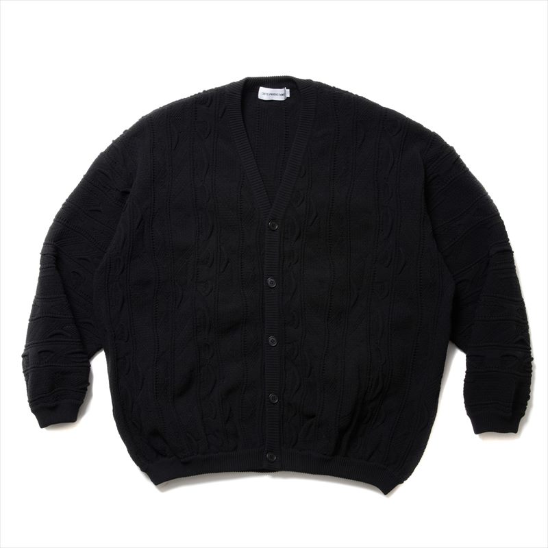 COOTIE PRODUCTIONSより3D Jacquard Solotex Knit Cardiganが入荷しました。