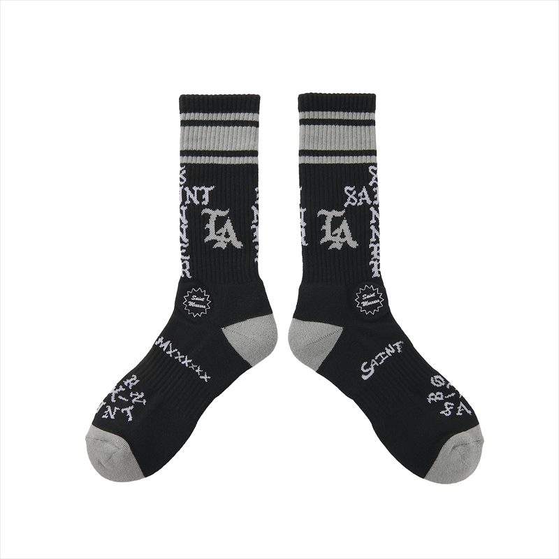 ©SAINT MxxxxxxよりBORN X RAISED BR_SOCKS ST SINNER Blackが入荷しました。