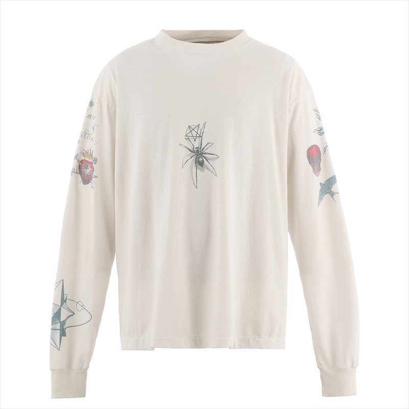 ©SAINT MxxxxxxよりDR.WOO DW_LS TEE TATTOO Whiteが入荷しました。