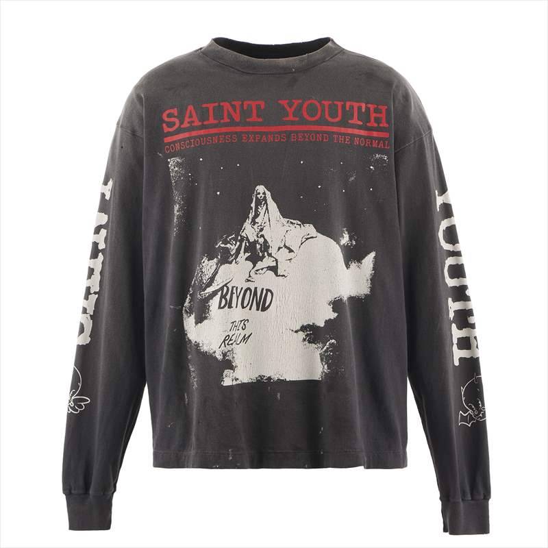 ©SAINT MxxxxxxよりLS TEE SAINT YOUTH Blackが入荷しました。