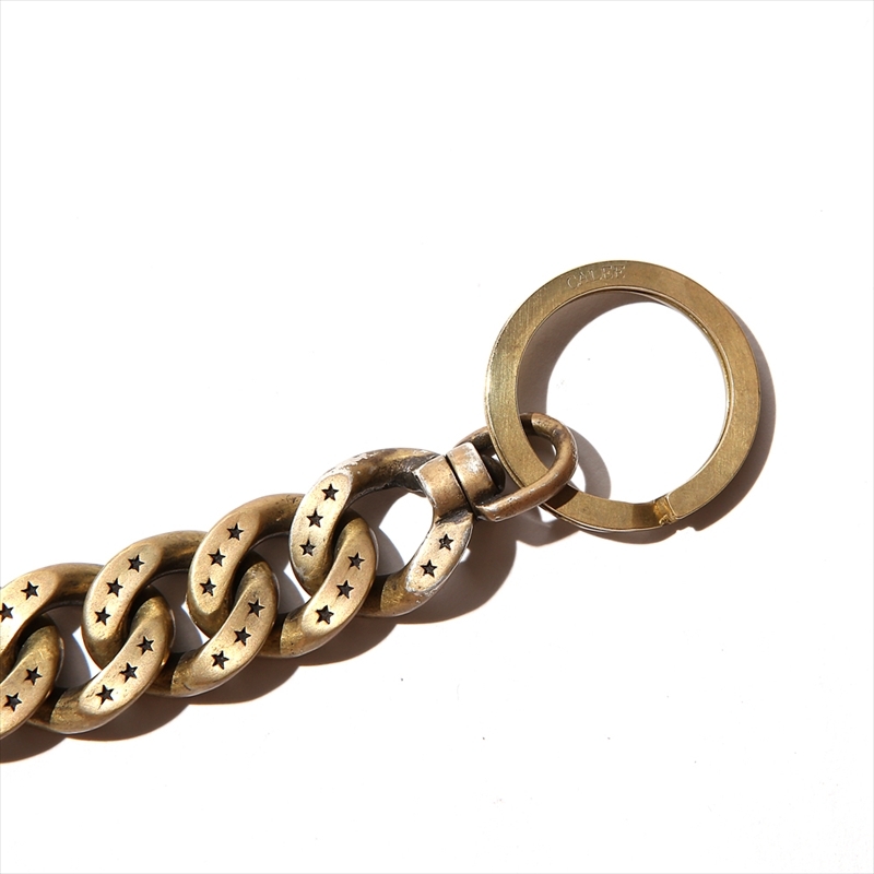 CALEE Brass Wallet Chain