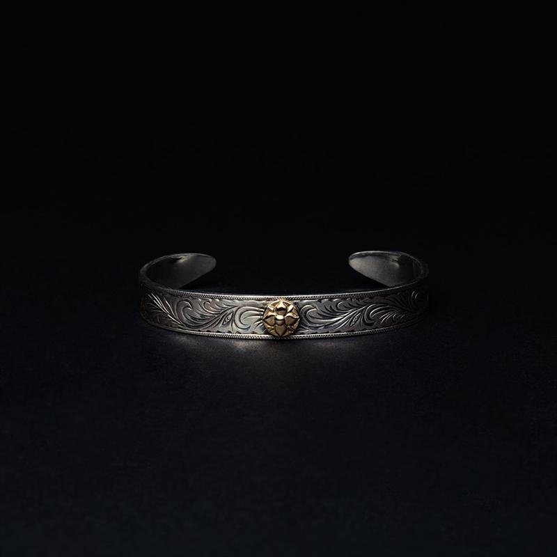 Antidote BUYERS CLUB Engraved Rose Bangle