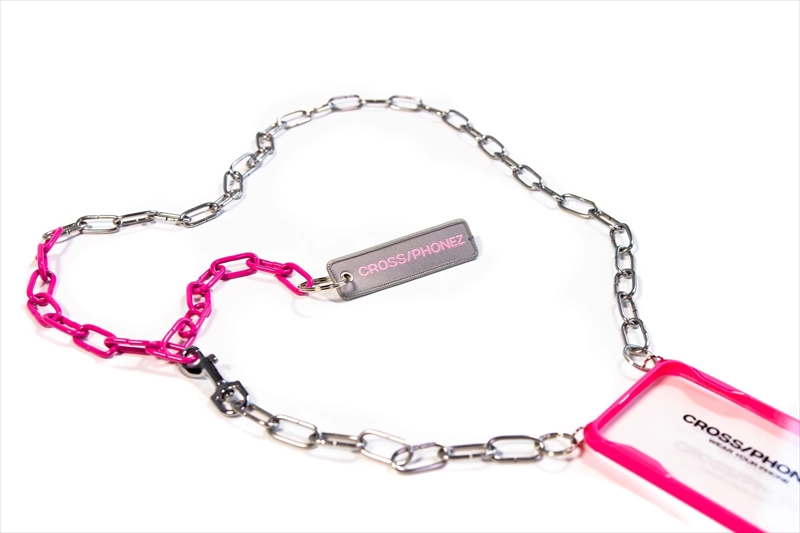CROSS/PHONEZ CROSSPHONEZ Silver And Pink Chain
