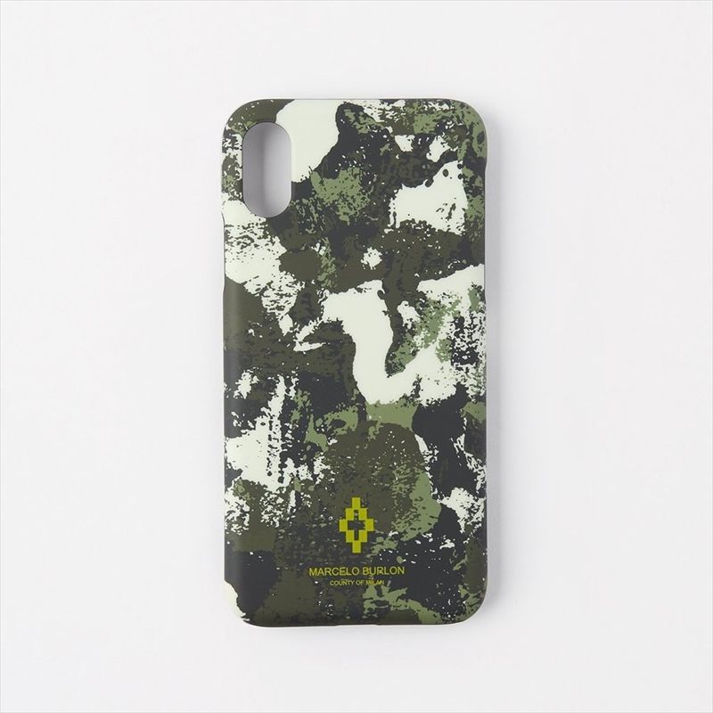 dyr Manga Overdreven MARCELO BURLON Camou iPhone Case XS (iPhone ケース)