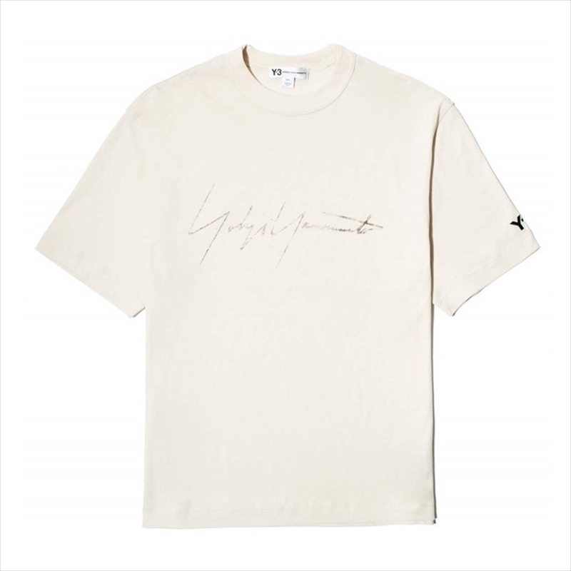 Y-3 Distressed Signature SS Tee (Off White)