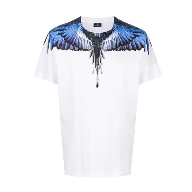MARCELO BURLON Wings T-Shirt (White/Blue)