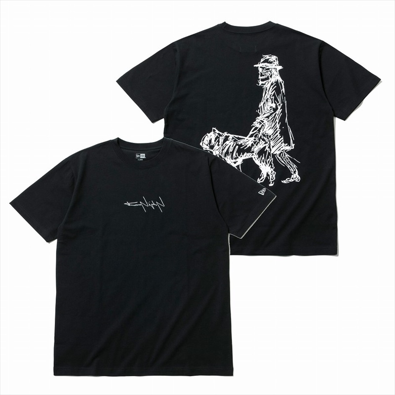 YOHJI YAMAMOTO x NEW ERA T-shirt 2020SS Walk Dog