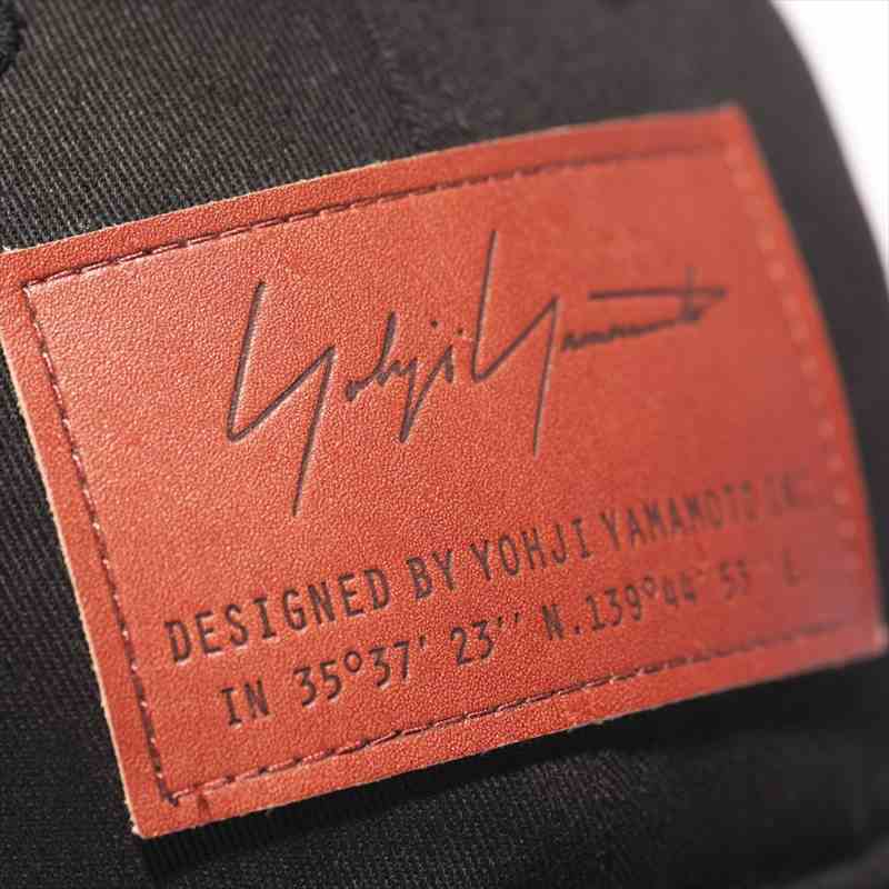 YOHJI YAMAMOTO x NEW ERA 9THIRTY Cap FW2020 Leather Patch (Black 